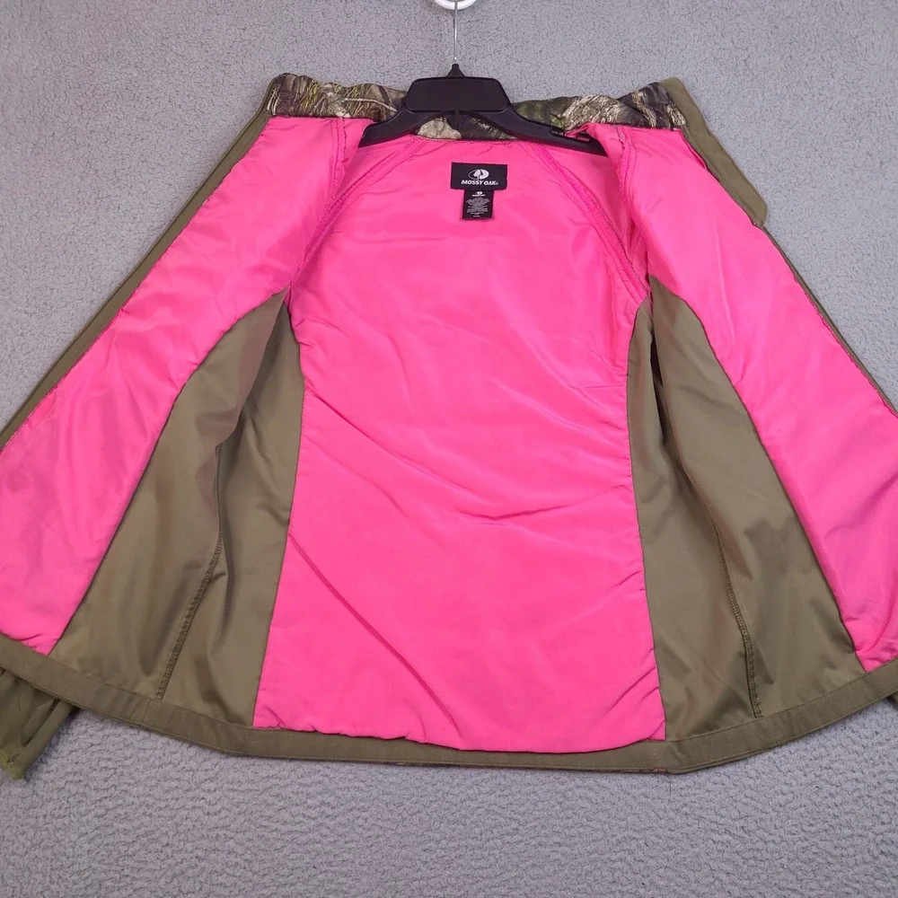 Mossy Oak Women Camo Jacket Large 3M Thinsulate Hybrid Softshell Hunting